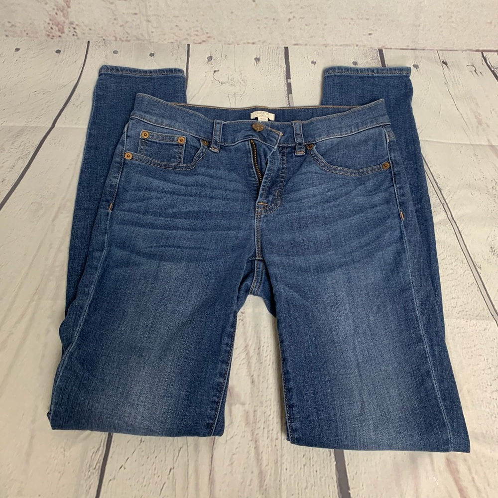 J crew high rise skinny jeans